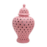 Maxbell Maxbell Modern Ginger Jar Flowerpot Container Vase for Home Dining Table Decoration