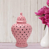 Maxbell Maxbell Modern Ginger Jar Flowerpot Container Vase for Home Dining Table Decoration