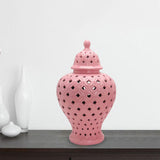 Maxbell Maxbell Modern Ginger Jar Flowerpot Container Vase for Home Dining Table Decoration