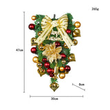 Maxbell Christmas Tree Wreath Ball Wall Hanging Garland Decoration Door Ribbon