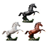 Maxbell Standing Horse Statue Decorative Sculpture Housewarming Gift Crafts Figurine White