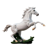 Maxbell Standing Horse Statue Decorative Sculpture Housewarming Gift Crafts Figurine White