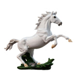 Maxbell Standing Horse Statue Decorative Sculpture Housewarming Gift Crafts Figurine White