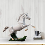 Maxbell Standing Horse Statue Decorative Sculpture Housewarming Gift Crafts Figurine White
