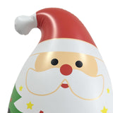 Maxbell Inflatable Christmas Santa Claus Tumbler Toy for Indoor Patio Decoration