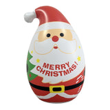 Maxbell Inflatable Christmas Santa Claus Tumbler Toy for Indoor Patio Decoration