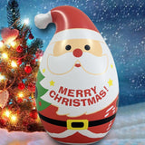 Maxbell Inflatable Christmas Santa Claus Tumbler Toy for Indoor Patio Decoration