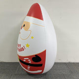 Maxbell Inflatable Christmas Santa Claus Tumbler Toy for Indoor Patio Decoration