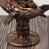 Maxbell Steampunk Flying Fish Boat Statue Collectible for Home Decoration Gift