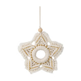 Maxbell Woven Christmas Hanging Ornament Star Decoration Snowflake for New Year
