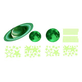 Maxbell 3D Glowing In The Dark Stars Wall Stickers Luminous Wall Decals DIY Bedroom 17cmx37cmx2cm