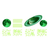 Maxbell 3D Glowing In The Dark Stars Wall Stickers Luminous Wall Decals DIY Bedroom 17cmx37cmx2cm