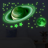 Maxbell 3D Glowing In The Dark Stars Wall Stickers Luminous Wall Decals DIY Bedroom 17cmx37cmx2cm