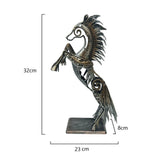 Maxbell Abstract Horse Statues Animal Sculptures Crafts for Bedroom Sill Tabletop