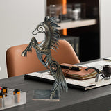 Maxbell Abstract Horse Statues Animal Sculptures Crafts for Bedroom Sill Tabletop