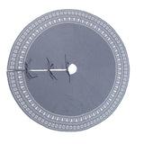 Maxbell Large Christmas Tree Skirt Xmas Tree Mat for New Year Living Room Party Gray