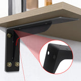 Maxbell Shelf Bracket Steel with Screws Wall Mount Tripod Triangle Bracket for 34.1cm