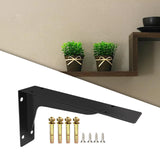 Maxbell Shelf Bracket Steel with Screws Wall Mount Tripod Triangle Bracket for 34.1cm
