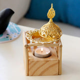 Maxbell Tealight Candles Holder Wax Melt Warmer Gift Essential Oil Burner Decors