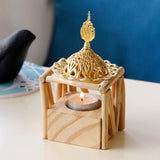 Maxbell Tealight Candles Holder Wax Melt Warmer Gift Essential Oil Burner Decors