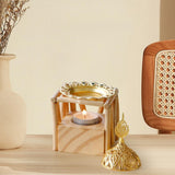 Maxbell Tealight Candles Holder Wax Melt Warmer Gift Essential Oil Burner Decors