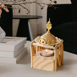 Maxbell Tealight Candles Holder Wax Melt Warmer Gift Essential Oil Burner Decors