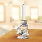 Maxbell Bird Figurine Candlestick Candleholder Candle Holder for Wedding Holiday 10cmx7cmx13cm