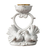 Maxbell Bird Figurine Candlestick Candleholder Candle Holder for Wedding Holiday 11cmx7cmx13cm