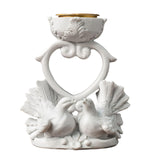 Maxbell Bird Figurine Candlestick Candleholder Candle Holder for Wedding Holiday 11cmx7cmx13cm