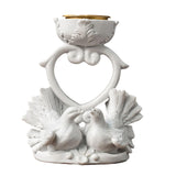 Maxbell Bird Figurine Candlestick Candleholder Candle Holder for Wedding Holiday 11cmx7cmx13cm