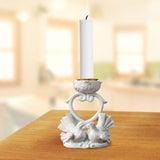 Maxbell Bird Figurine Candlestick Candleholder Candle Holder for Wedding Holiday 11cmx7cmx13cm