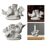 Maxbell Pigeon Candle Holder Adorable Candlestick Statue for Office Wedding 12.5cmx7cmx8.5cm