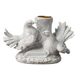 Maxbell Pigeon Candle Holder Adorable Candlestick Statue for Office Wedding 12.5cmx7cmx8.5cm
