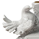 Maxbell Pigeon Candle Holder Adorable Candlestick Statue for Office Wedding 12.5cmx7cmx8.5cm