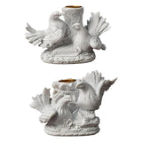 Maxbell Pigeon Candle Holder Adorable Candlestick Statue for Office Wedding 12.5cmx7cmx8.5cm