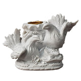 Maxbell Pigeon Candle Holder Adorable Candlestick Statue for Office Wedding 13cmx6.5cmx8cm