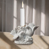 Maxbell Pigeon Candle Holder Adorable Candlestick Statue for Office Wedding 13cmx6.5cmx8cm