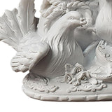 Maxbell Pigeon Candle Holder Adorable Candlestick Statue for Office Wedding 13cmx6.5cmx8cm