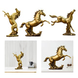Maxbell Horse Statue Resin Figurine Animal Sculpture for Office Home 21.5cmx10cmx32.5cm