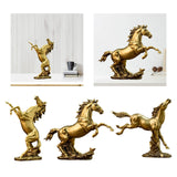 Maxbell Horse Statue Resin Figurine Animal Sculpture for Office Home 21.5cmx10cmx32.5cm