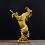 Maxbell Horse Statue Resin Figurine Animal Sculpture for Office Home 21.5cmx10cmx32.5cm