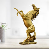 Maxbell Horse Statue Resin Figurine Animal Sculpture for Office Home 21.5cmx10cmx32.5cm