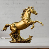 Maxbell Horse Statue Resin Figurine Animal Sculpture for Office Home 32cmx10cmx25cm