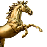 Maxbell Horse Statue Resin Figurine Animal Sculpture for Office Home 32cmx10cmx25cm
