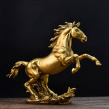 Maxbell Horse Statue Resin Figurine Animal Sculpture for Office Home 32cmx10cmx25cm