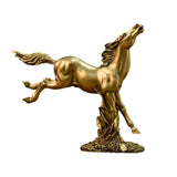 Maxbell Horse Statue Resin Figurine Animal Sculpture for Office Home 28cmx8cmx25.5cm