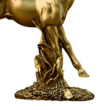Maxbell Horse Statue Resin Figurine Animal Sculpture for Office Home 28cmx8cmx25.5cm