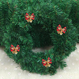 Maxbell 4x Xmas Tree Hanging Decoration Crafts Christmas Bow Bell Holiday Home Plaid Bow Aureate