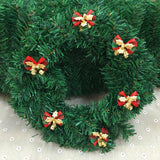 Maxbell 4x Xmas Tree Hanging Decoration Crafts Christmas Bow Bell Holiday Home Plaid Bow Aureate