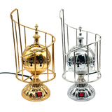 Maxbell Electric Burner Holders Metal Decoration Antique Craftwork Censer Stand Aureate